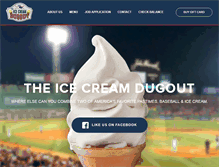 Tablet Screenshot of icecreamdugout.com